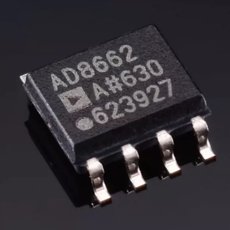 5PCS AD8662ARZ New Original IC SOIC-8 Dual Precision CMOS Rail-to-Rail Operational Amplifier 4MHz Low Noise Op Amp