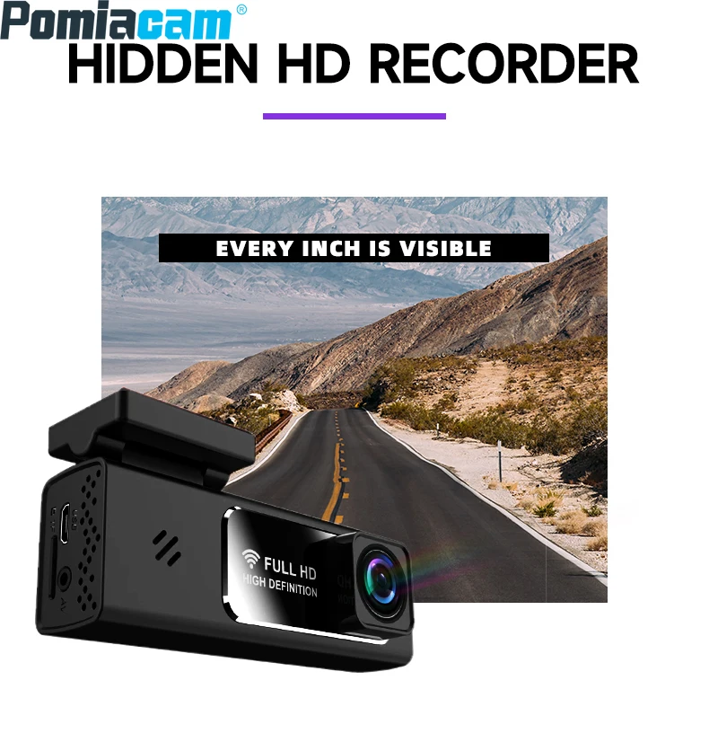 

1080P Mini Video Recorder Wireless Car Camera WiFi Driving Recorder Mini Driving Recorder for Car Home Indoor C802