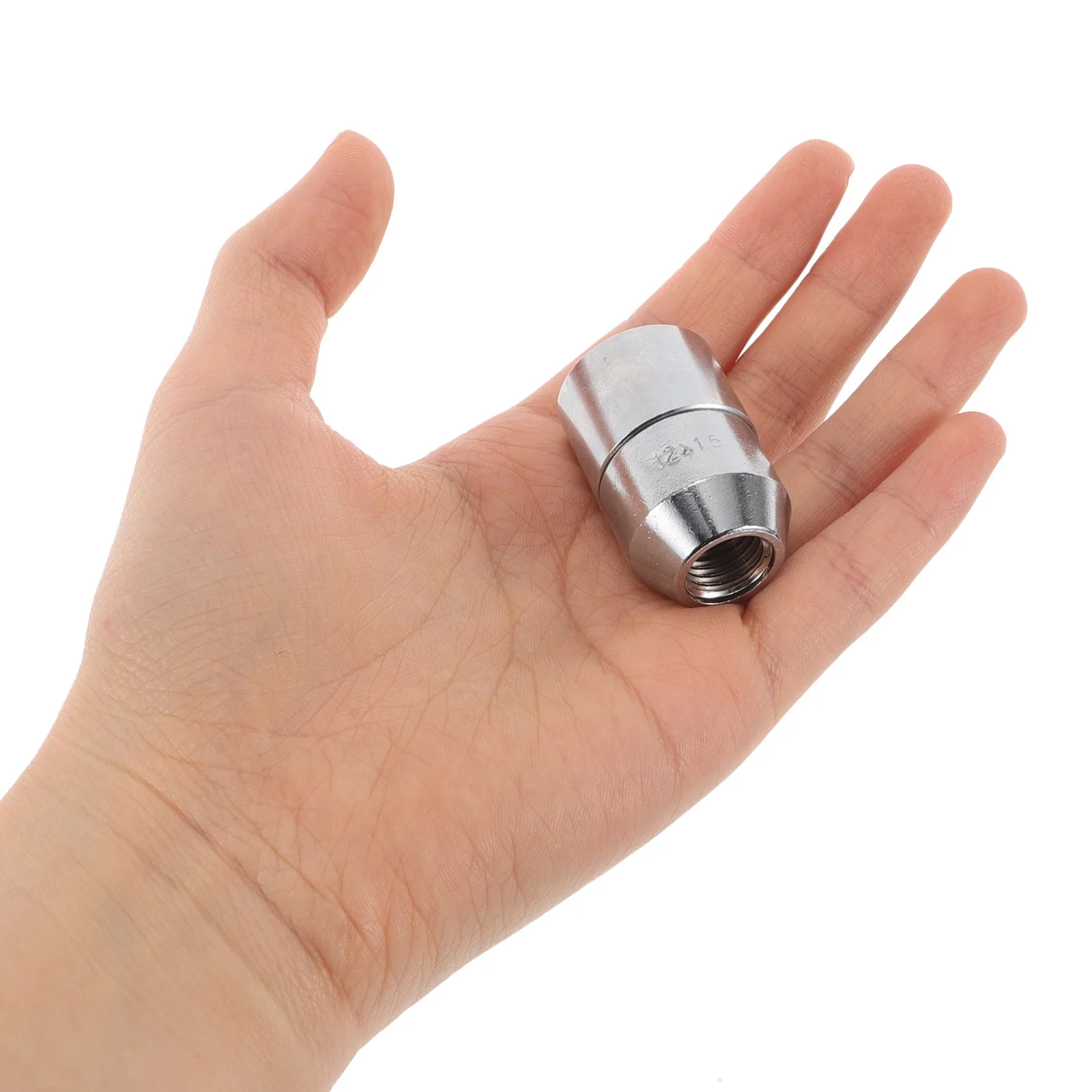 10 قطعة أقفال عجلة مكافحة سرقة صواميل عروة معدنية مخروط مقعد تصميم قبعات الغبار لإطارات السيارات طقم قفل العجلة تشمل مفتاح #5