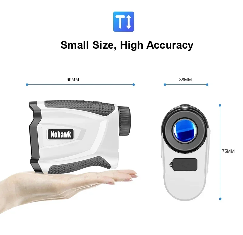 Top selling 600 Meter Long Distance  Rangefinder Golf Range Finder With Slope for Outdoor Sports