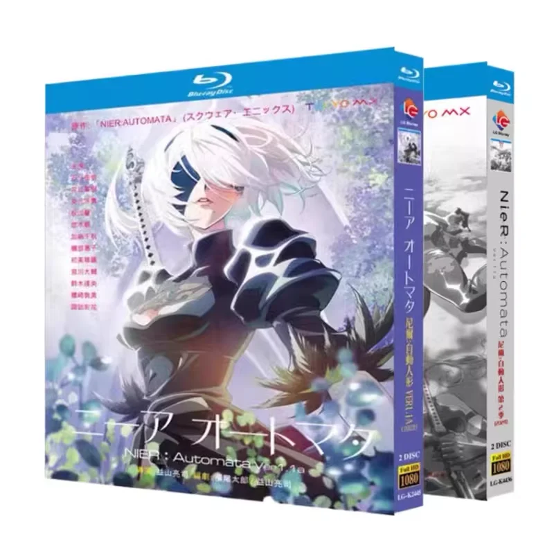 BD Blu-ray Disc NieR Automata Ver1.1a Seasons 1–2 NieR: Automata 4-Disc Box Set