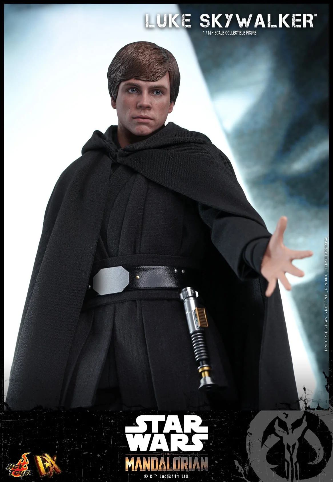 Original Hottoys Anime Star Wars The Mandalorian Luke Skywalker Dx22 Dx23 1:6 Action Figure Doll Toy Gift Model Collection Gift