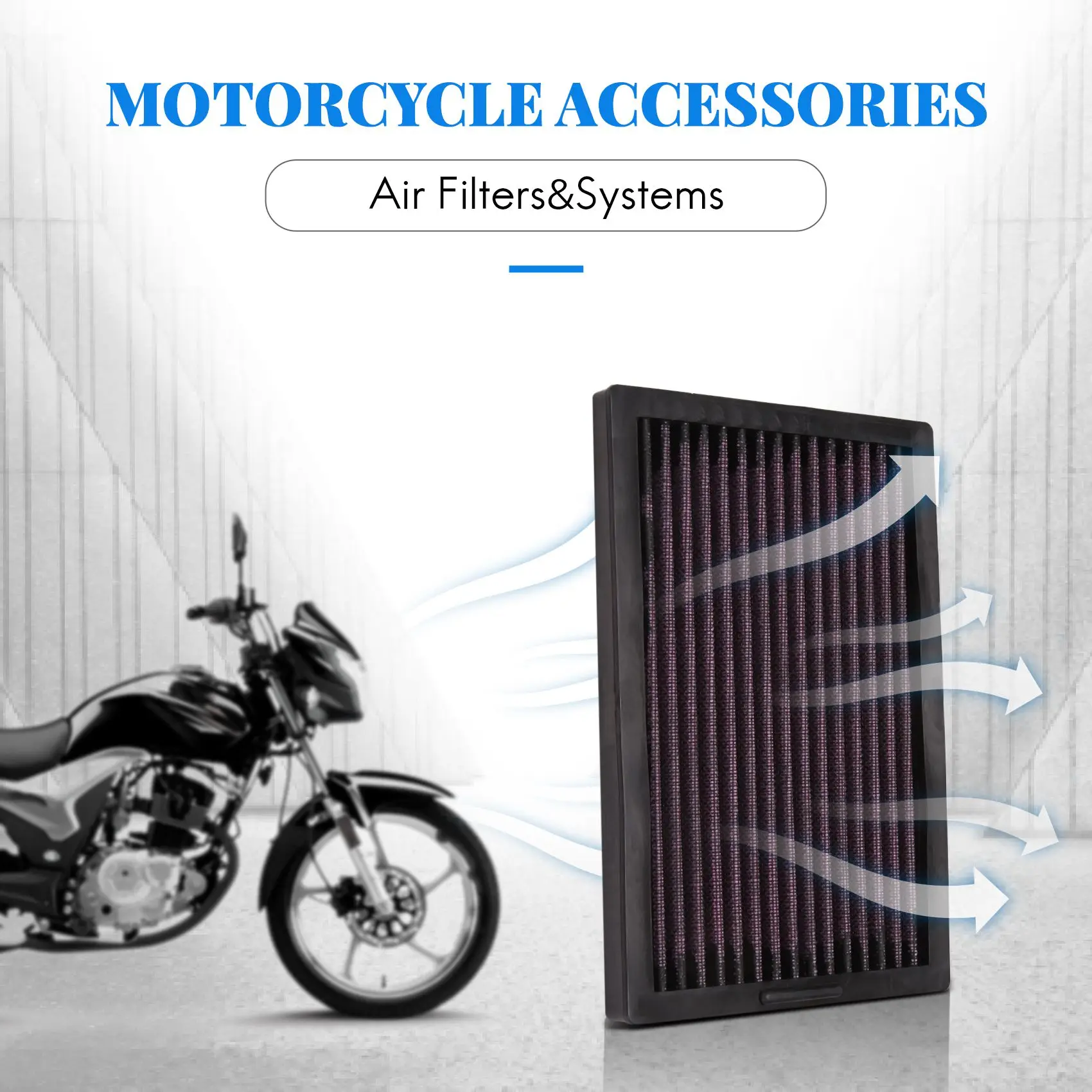 Efficientt-Motorcycle Air Filter For Kawasaki Ninja 250/250R/300 Abs Z300 Ninja250 Ninja250r Ninja300 Ex300