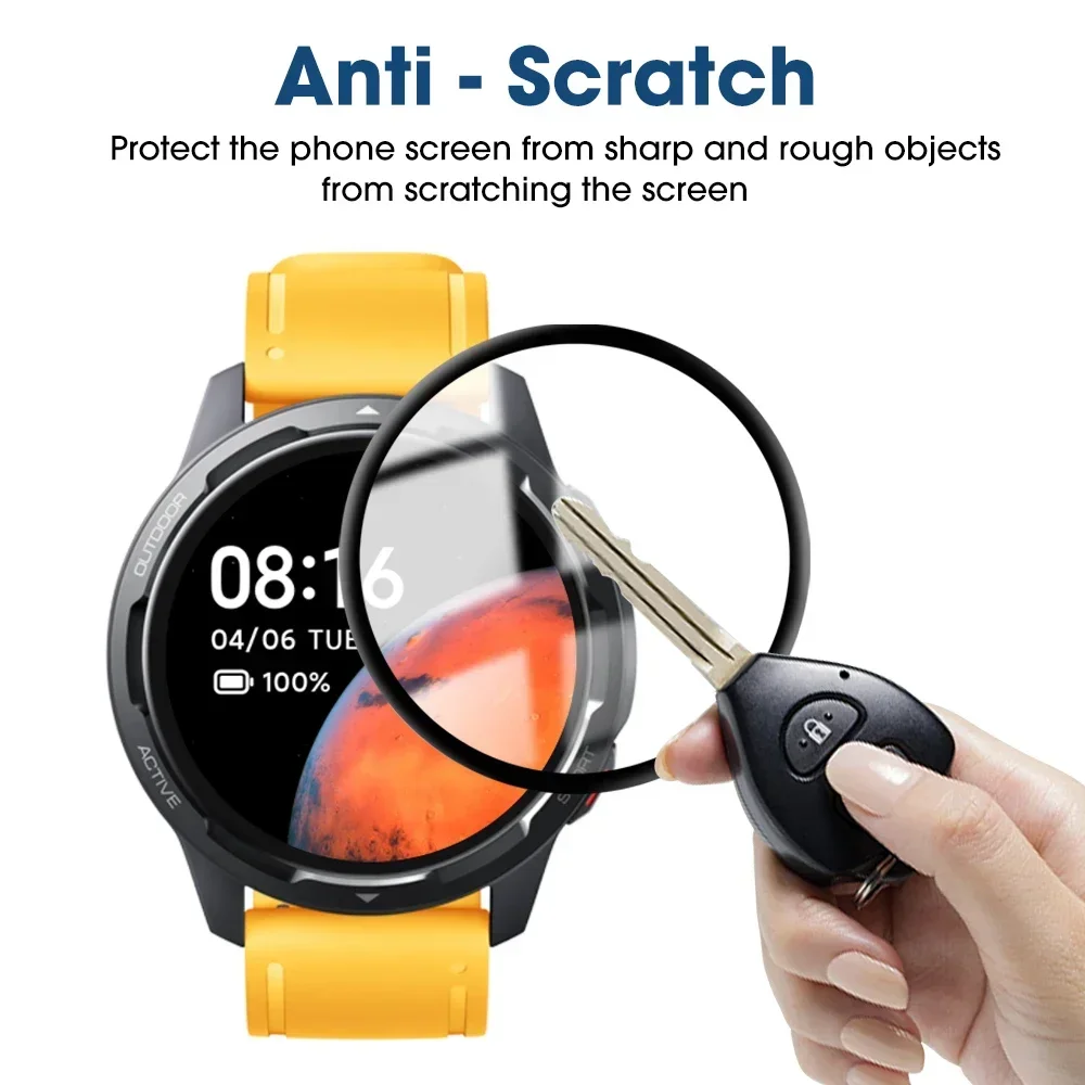 Flexible Protective Film for Xiaomi Watch S1 Active S1 Pro Soft Screen Protector for Mi S1/S1Pro/S1 Active Smartwatch HD Film