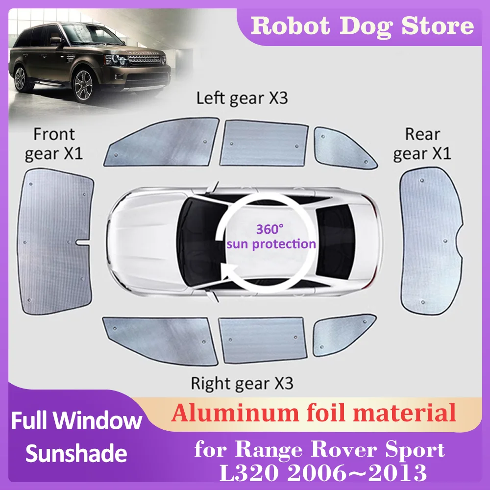 

Солнцезащитные очки для Land Rover Range Rover Sport L320 2006 ~ 2013, 2007 2008 2009 2010 2011 2012козырек для окон, занавеска на лобовое стекло, Солнцезащитная крыша, аксессуары