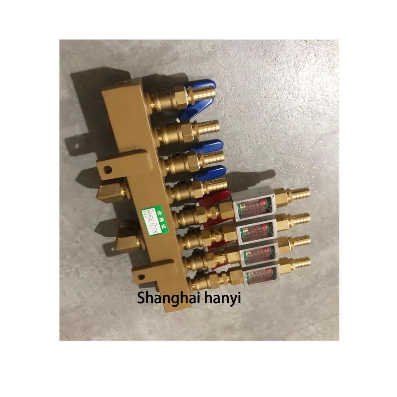 Aluminium Brass Cooling Water Diverter For Injection Molding Machine