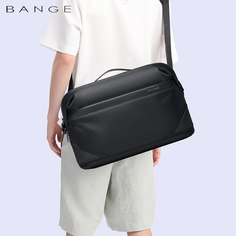 Men Laptop Bag 15.6in Shoulder Fashion Strap Travel Business Briefcase Bag Casual Shoulder Messenger Bags Office Handbag Male