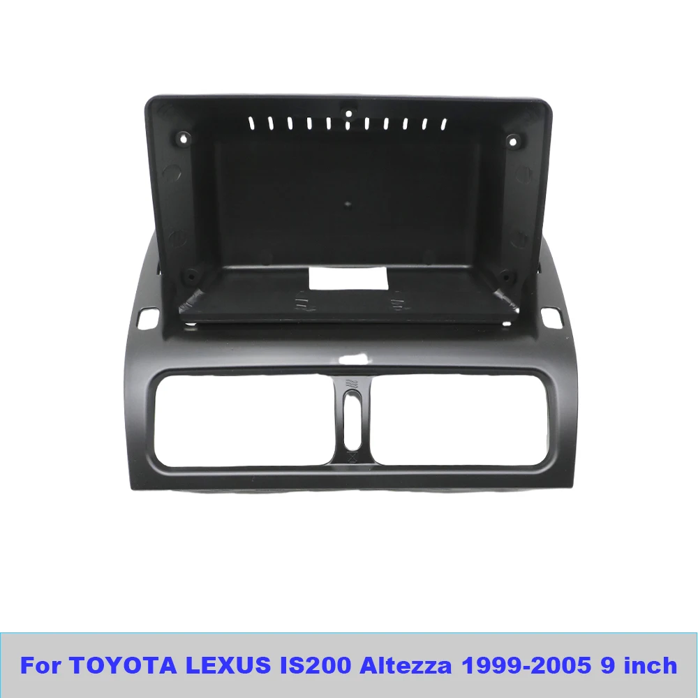 

9 Inch Car Frame Fascia Adapter Cable Android Radio Dash Fitting Panel Kit For TOYOTA LEXUS IS200 Altezza 1999-2005