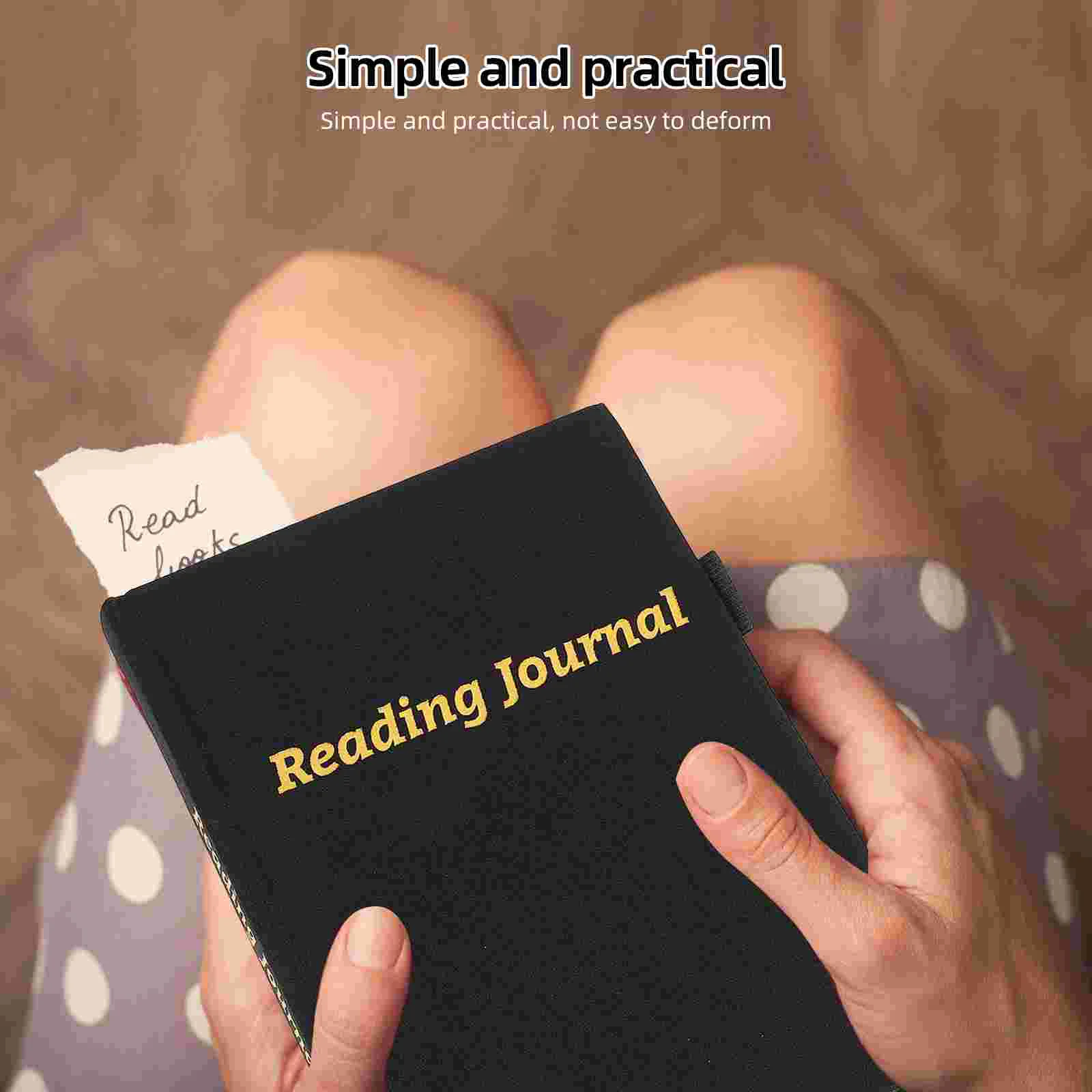 Membaca Pelacakan Aksesori Jurnal Buku Catatan Tinjauan Linen menjadi