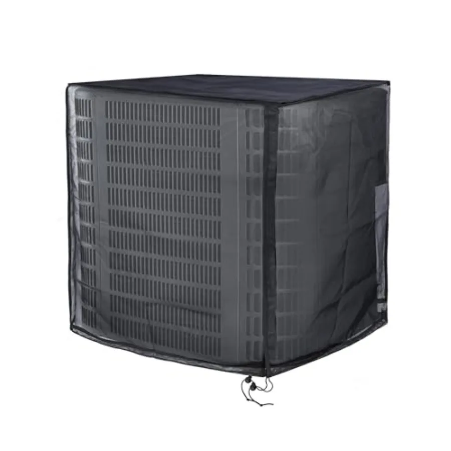 

Air Conditioner Cover for Outside Units, Central AC Cover with Full Mesh Breathable, Detachable Oxford Top Cover, All Season Pr
