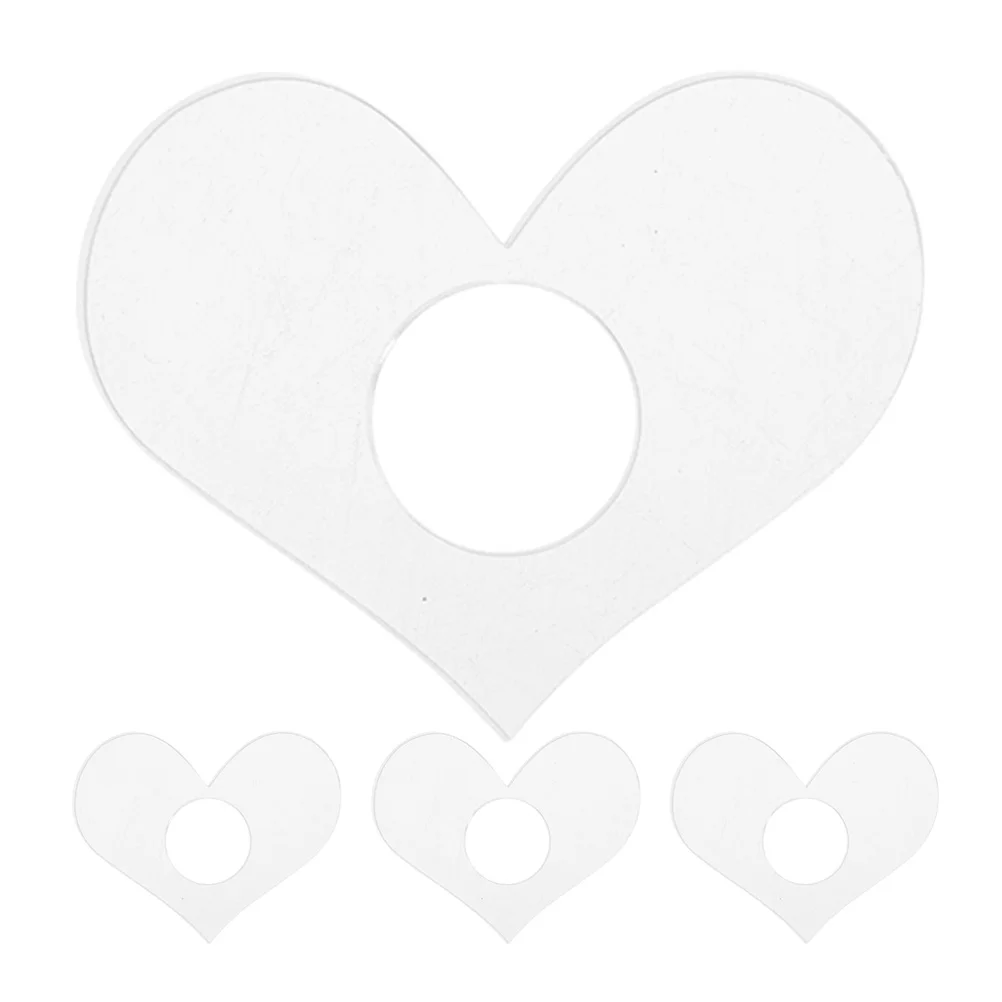 

4Pcs Heart Transparent Acrylic Thumb Page Holders Reading Bookmarks for Textbooks Novels Transparent Bookmarks