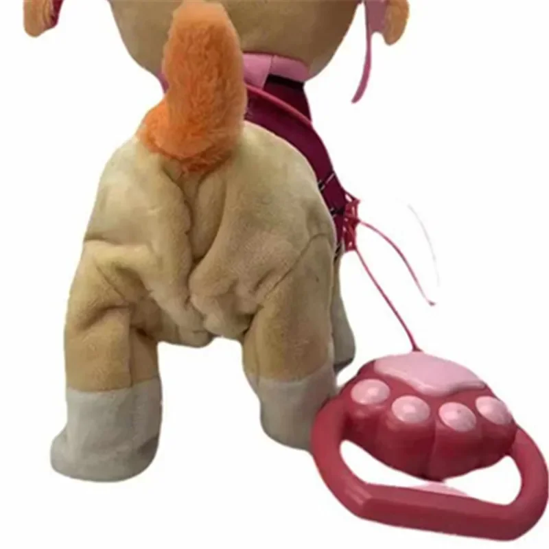 Juguete de peluche eléctrico para niños, Animal de peluche con mango de juguete de peluche, Control de música electrónica, cachorro, regalo de Navidad, 1 piezas