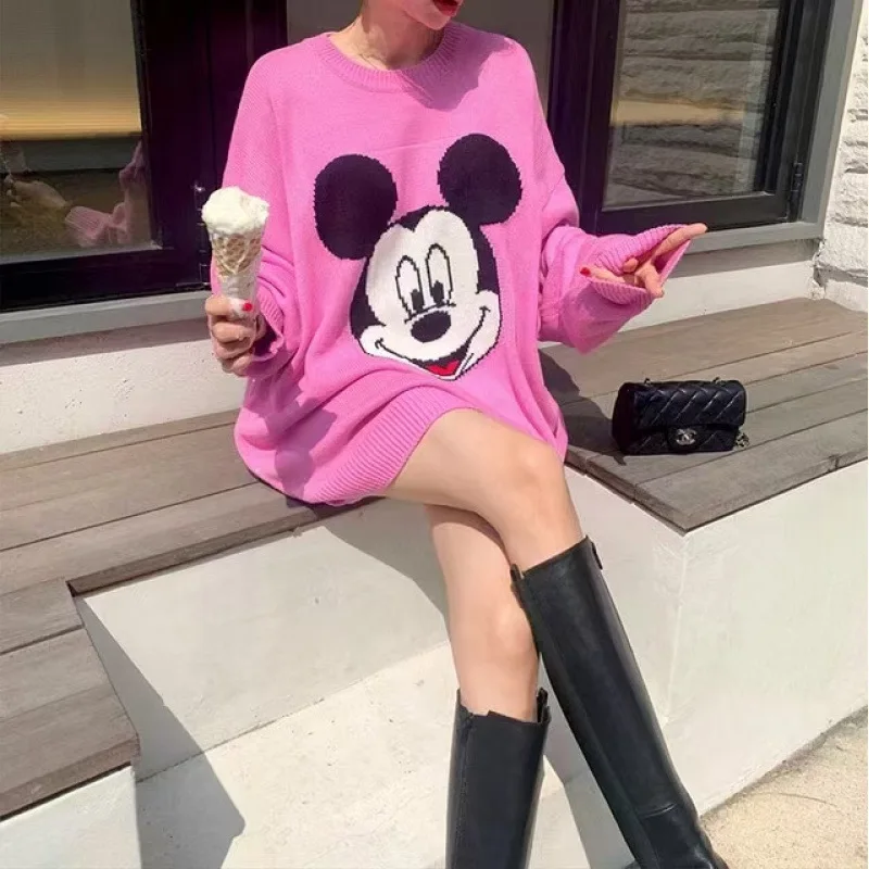 เสื้อสเวตเตอร์มีฮู้ดลายการ์ตูนแฟชั่นเกาหลีดงแดมุน