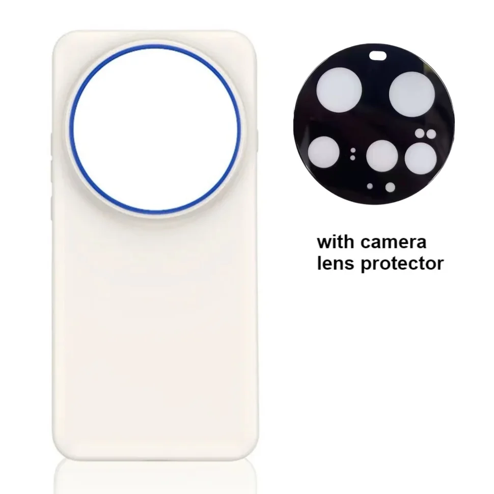 

Матовый чехол для телефона с магнитным притяжением для Xiaomi 15 Ultra Mi14 Ultra 15 Pro, жесткий чехол с большим отверстием, защитная пленка для объектива