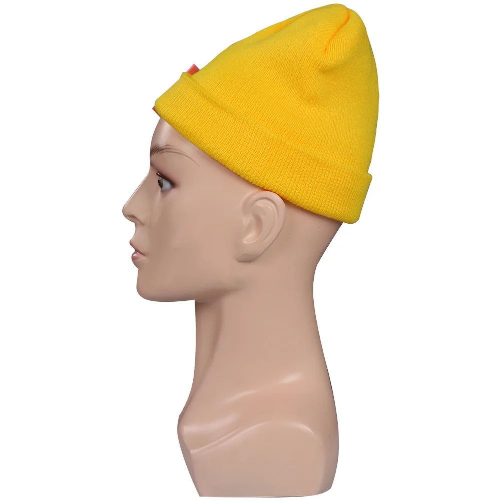 Game VALORANT Killjoy Cosplay Yellow Hat Cap Headgear Costume Prop Cap For Adult Men Women