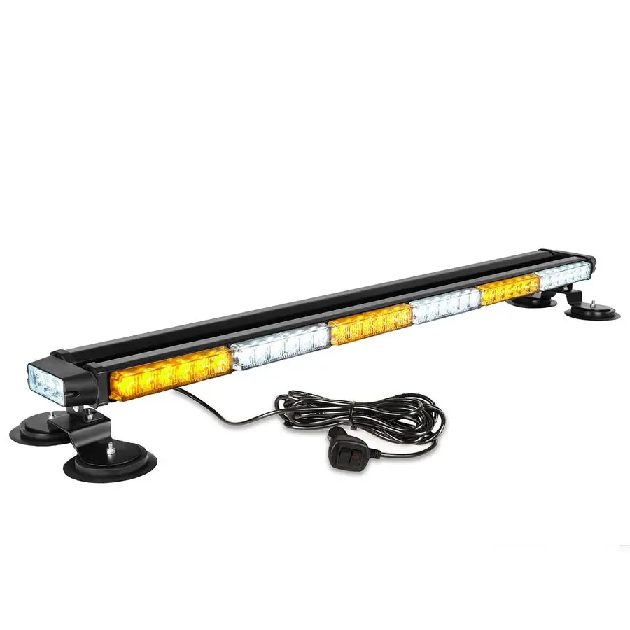 

38.5 78 LED Strobe Light Bar Double Side Flashing High Intensity Emergency Warning Flash Strobe Light with Magnetic Base for Saf