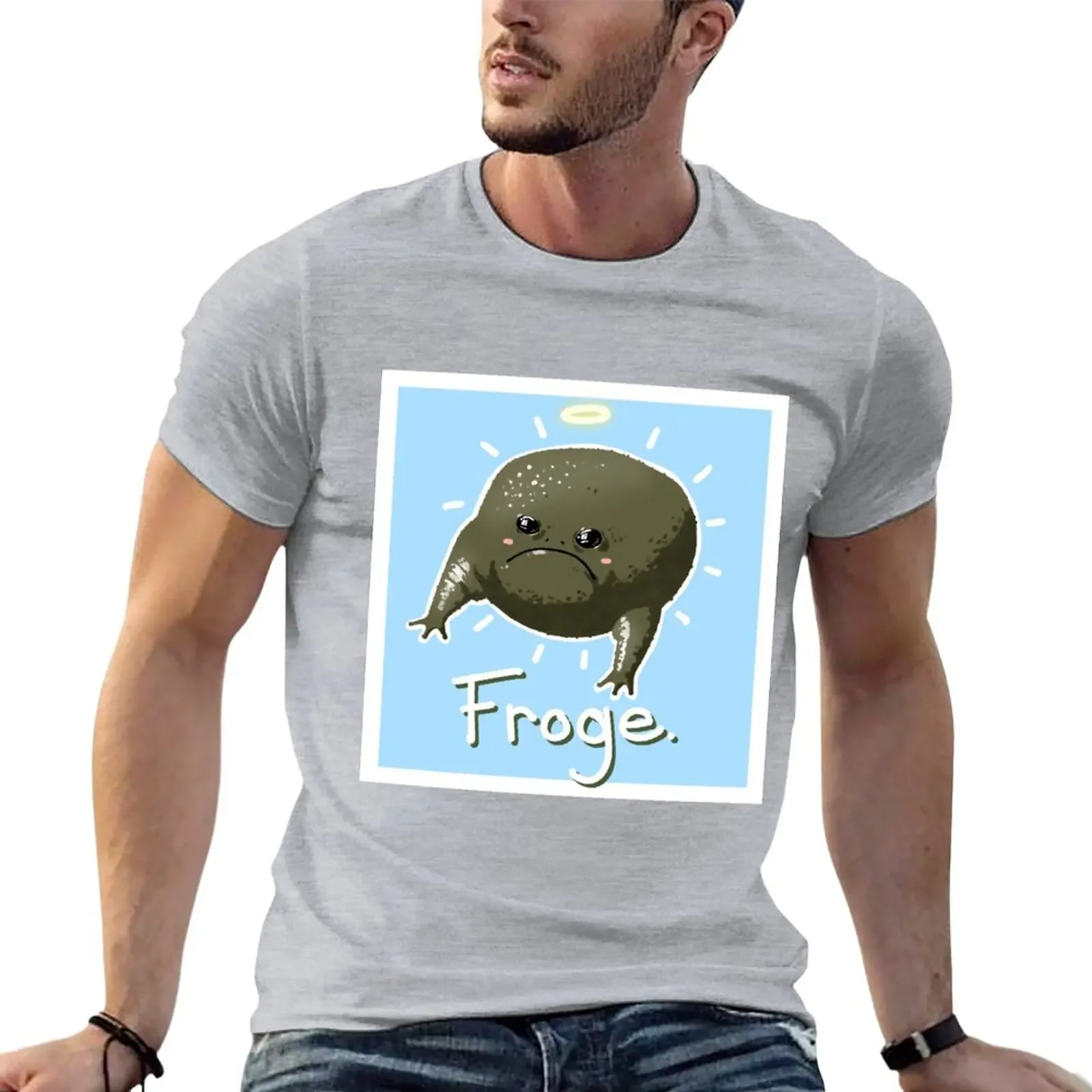 

Froge. T-Shirt plain oversized t shirt men