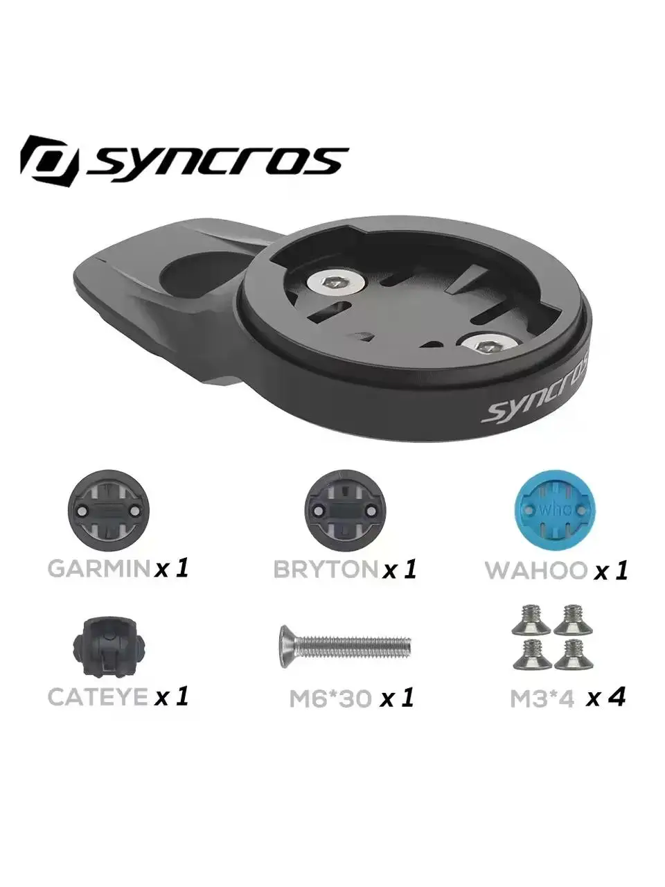 AliExpress NONE SYNCROS BIKE Cnc Aluminum Top Cap Computer Mount 0 Degree Fraser Ic Sl Wc/Dc/Xc Handlebars Xc Stem 1.5/2.0 Garmin/Wahoo/Bryton