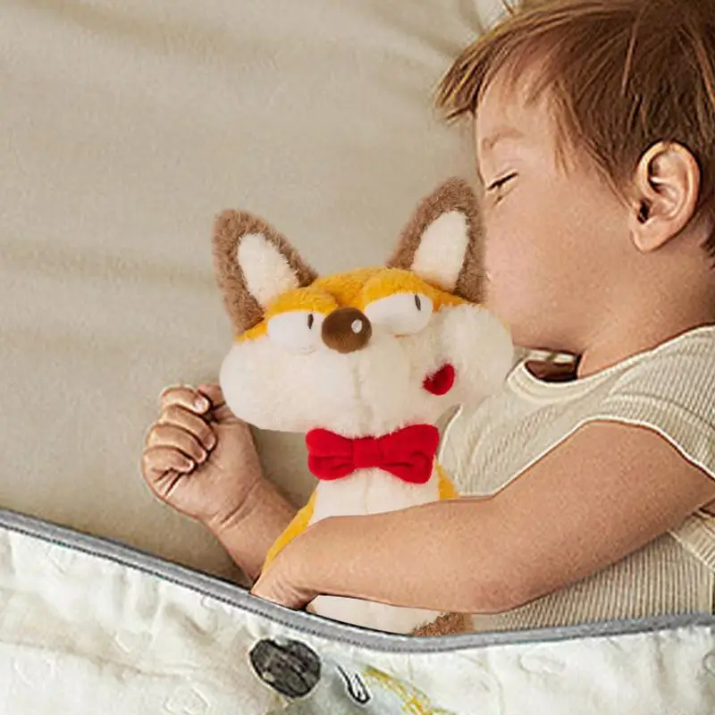 Fox Plush Doll ตุ๊กตาสัตว์ยัดไส้นุ่มน่ารัก Fox Plush ของเล่นน้ําหนักเบาสัตว์โยนหมอน Big Tail Comfort ตุ๊กตาสําหรับ Bed & Home