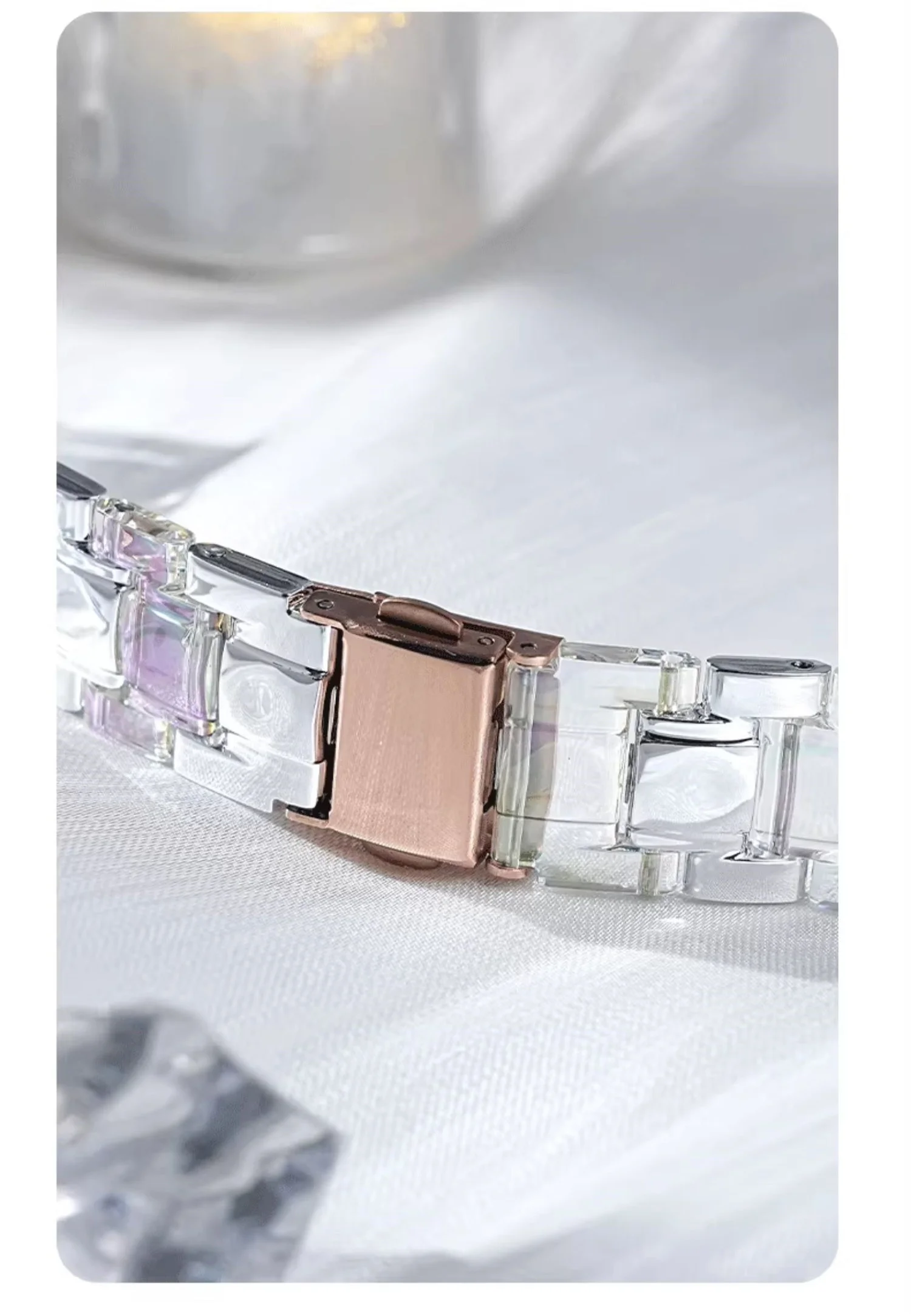 20-mm-Regenbogenarmband für Samsung Galaxy Watch 7/6/5/4/Active 2 (40 mm, 44 mm), Damenarmband für Amazfit GTS 2-2e-2mini-3. – Detail 33