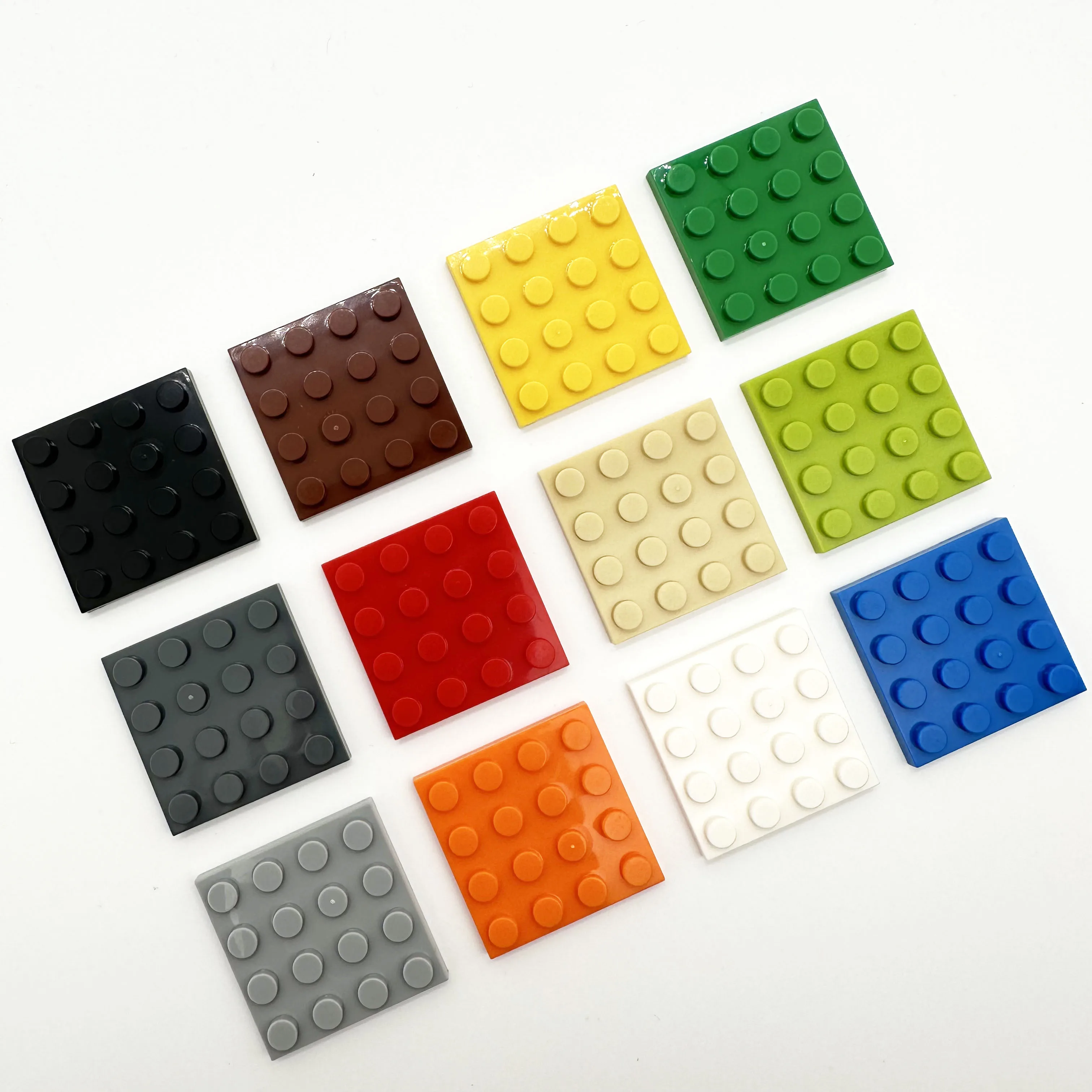 200pcs Moc Thin Building Blocks 3031 Bricks Plate 4x4 Dots Educational Classic Creative Size Compatible With 3031 Toys for Kid