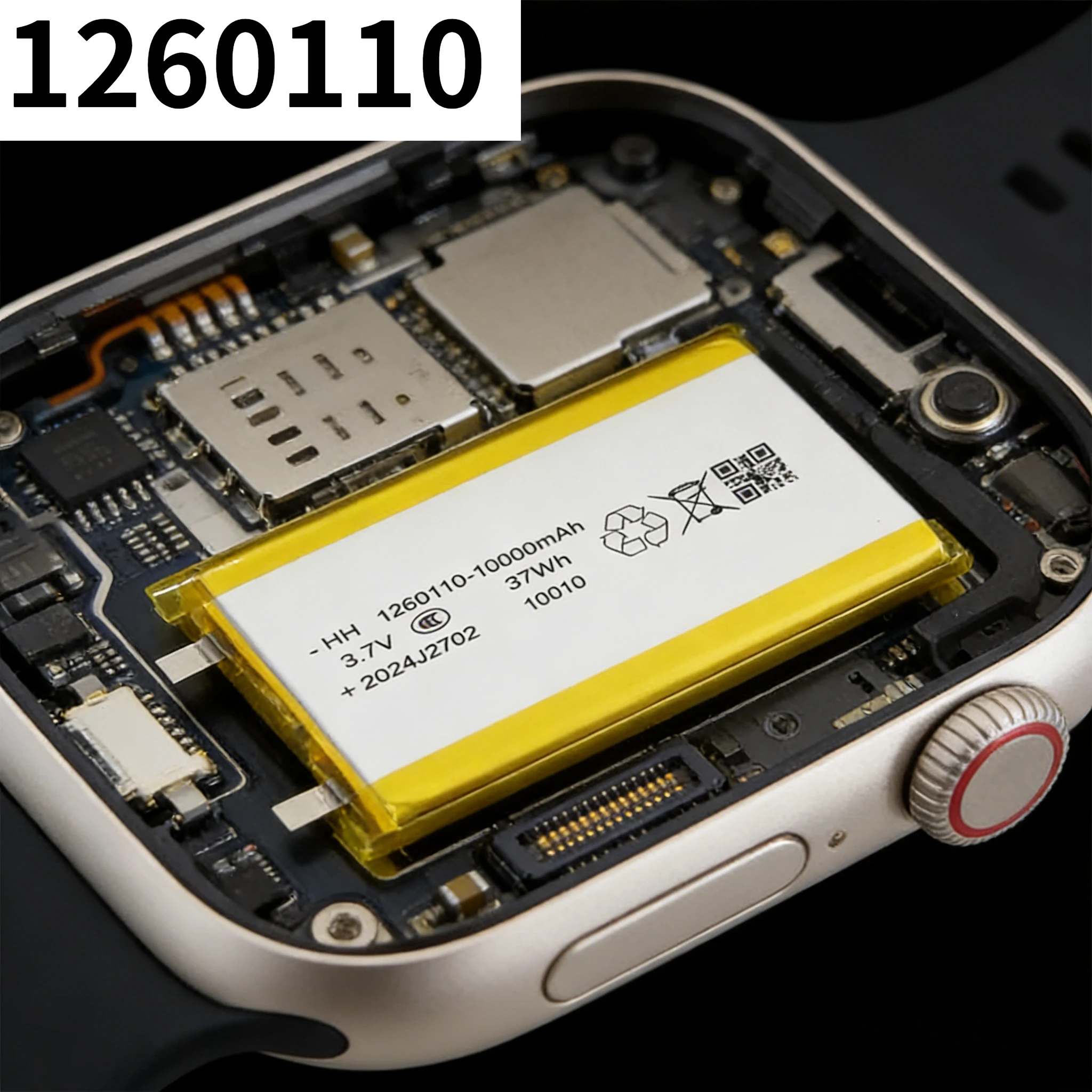 10000mAh Polymer Lithium Battery 1260110 3.7V Rechargeable Battery for Toy Power Bank GPS Laptop Camping Lights Diy NEW