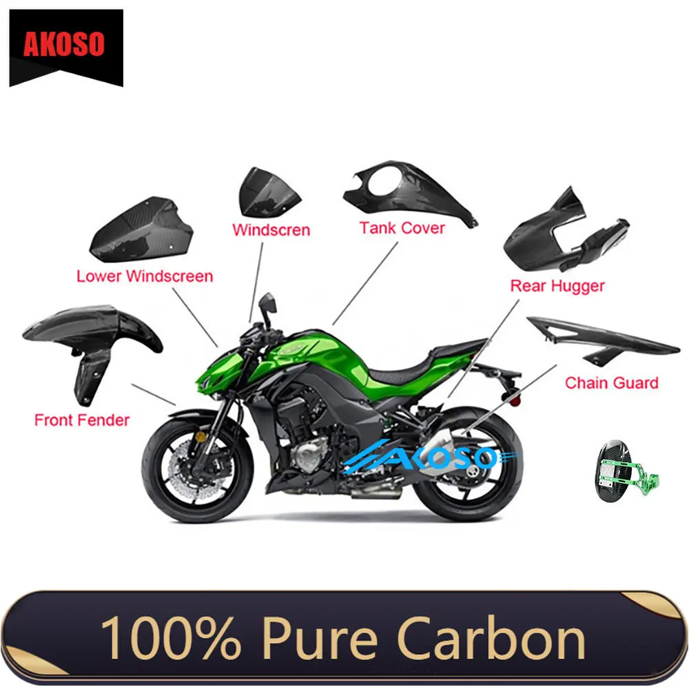 

For Kawasaki Z1000 Full Motorcycle Modified Body Accessories Parts Fairing Kit AirIntake Cover Tank Protector Shield Guard Shell