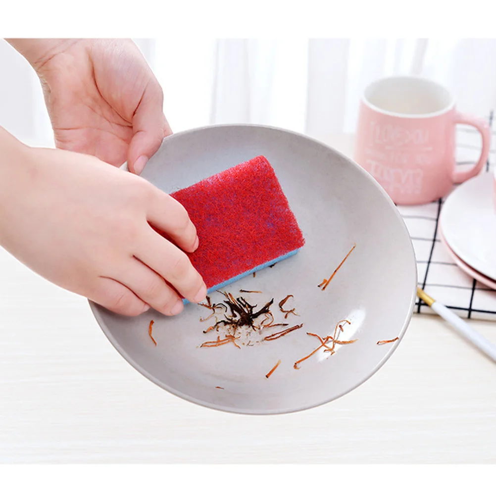 

30Pcs Nano Cleaning Sponge Reusable Scrubber Pads for Kitchen Bathroom Easy Grip Cleaning Sponge for Pots Pans and Utensils