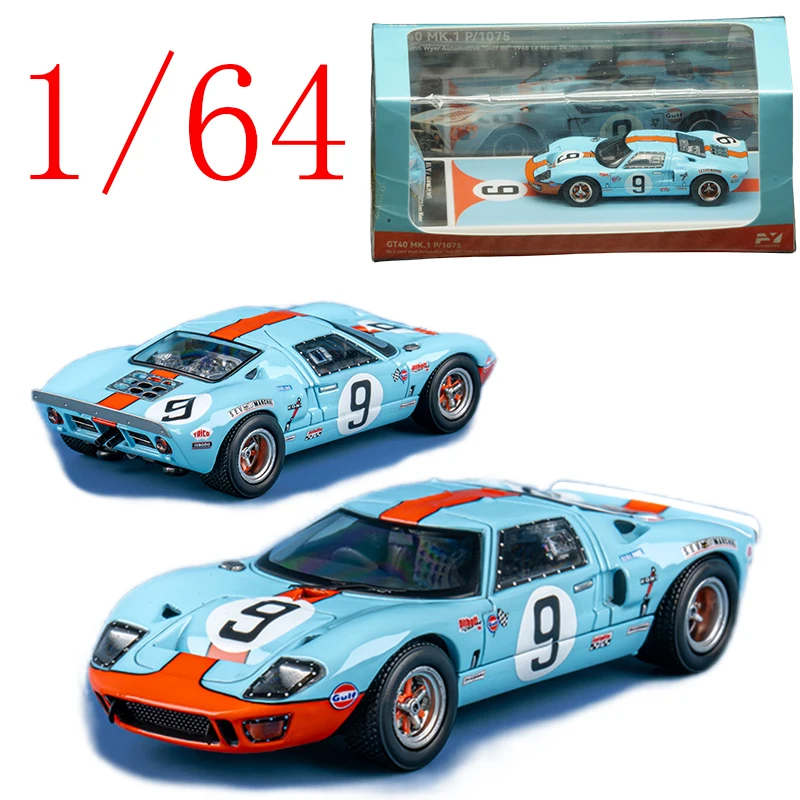 

Findclassically литье под давлением масштаб 1/64 модели автомобилей Ford из сплава Ford GT40 MK1 9. # Игрушки для мальчиков, подарочная оригинальная коробка