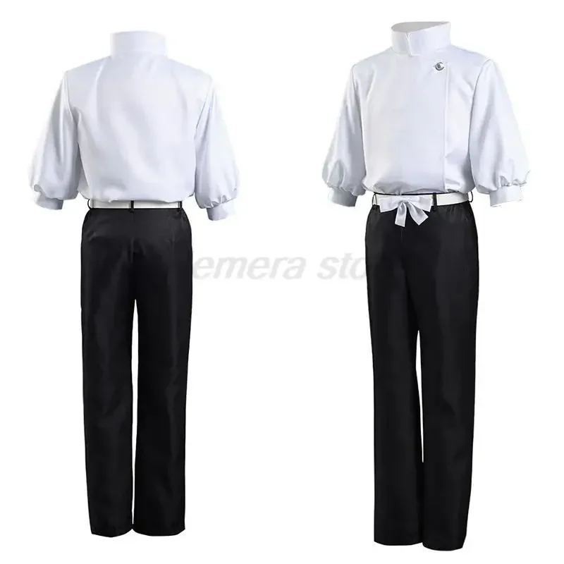 Anime Jujutsu Kaisen Yuta Okkotsu Cosplay Costume Men Women Halloween Party Uniforms Tops Pants Belt