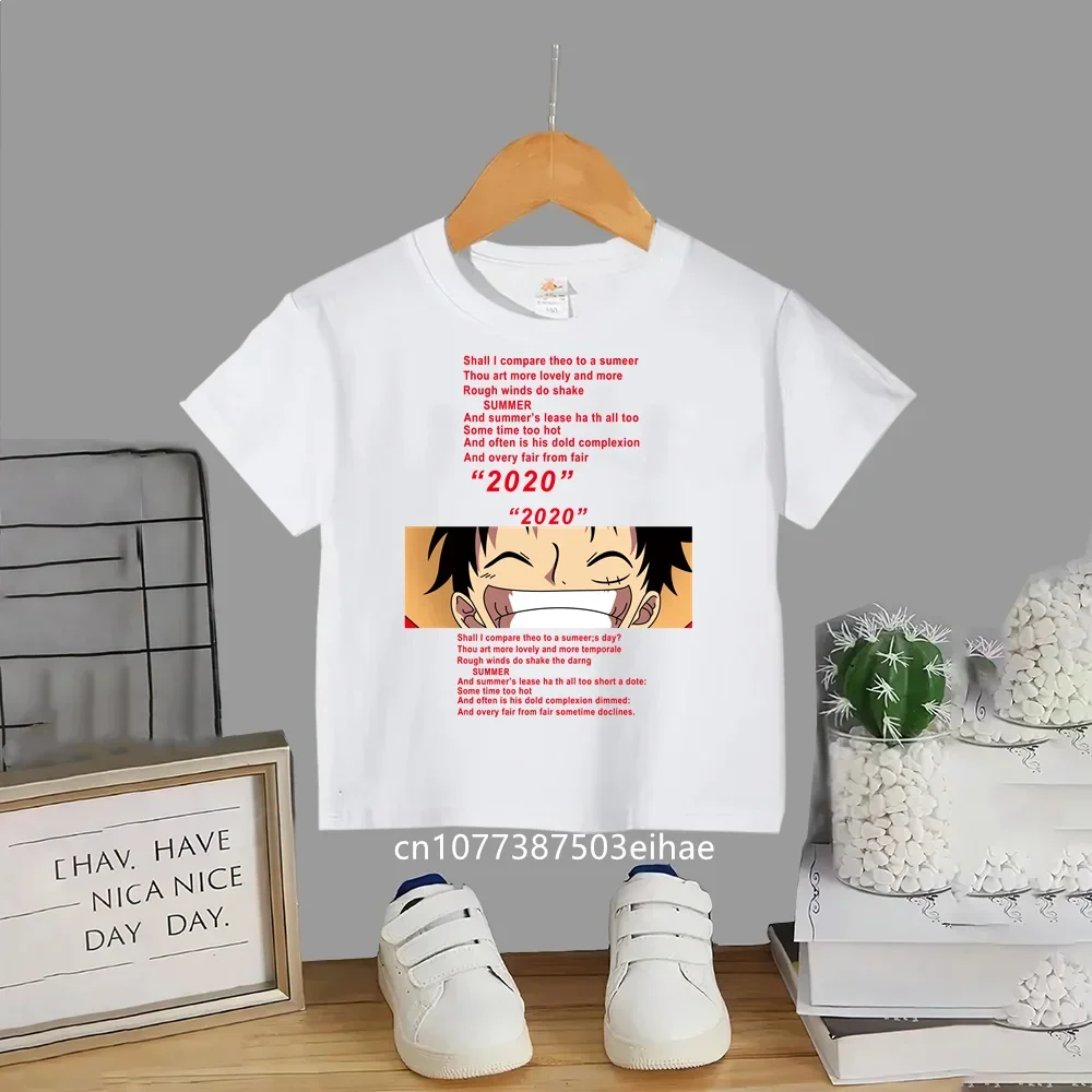 

Детский комбинезон Луффи с видом сзади 2026! Классическая футболка с коротким рукавом и 3D-принтом, в стиле ретро, для фанатов.