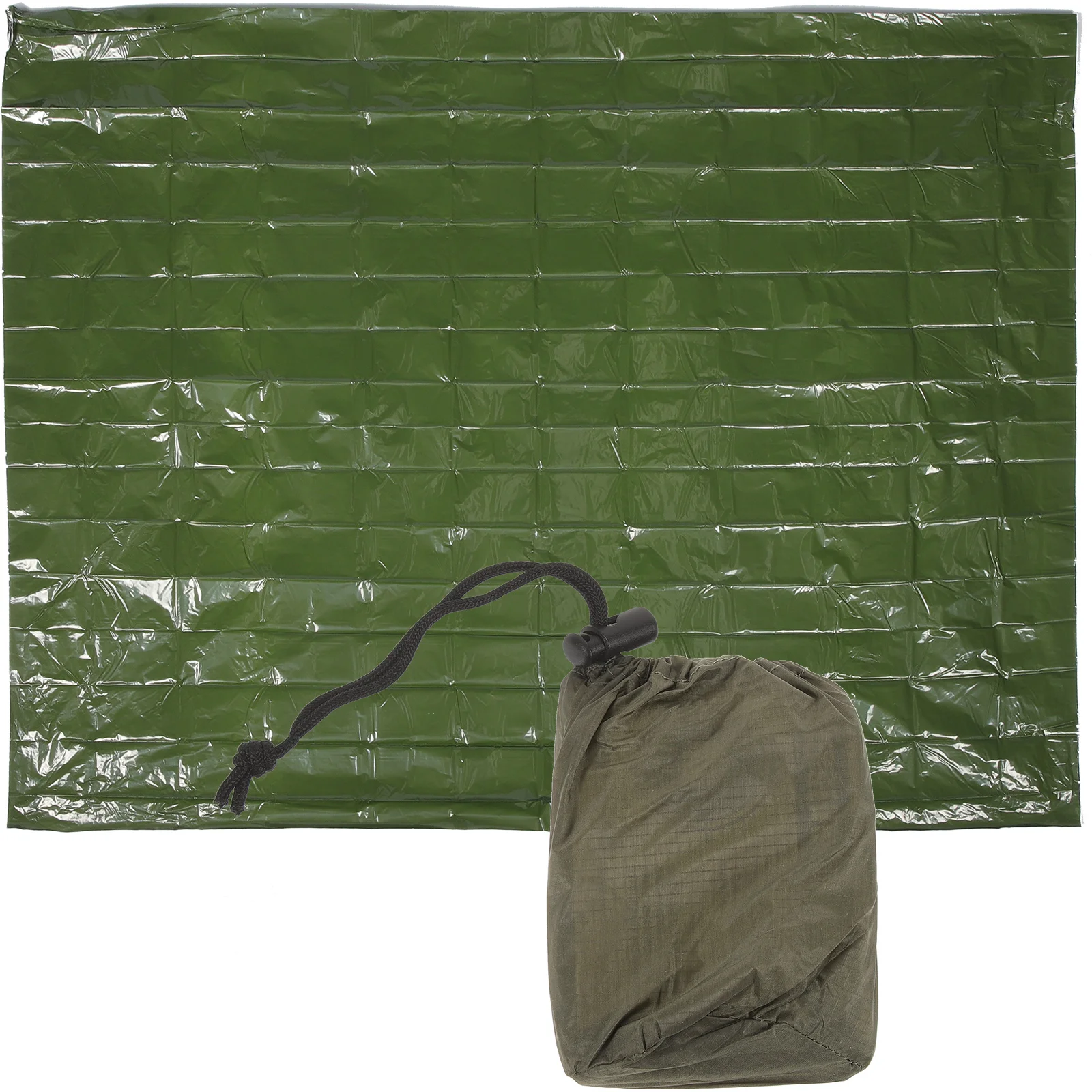 

Warm Blanket First Aid Thermal Emergency Survival Camping Keep Blankets Outdoor Green Rescuing