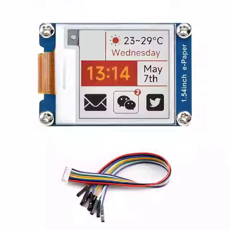

Reliablefor Raspberry Pi 1.54Inch E-Paper Screen E-Ink Display Module SPI Interface 200X200 Pixels For Jetson Nano/Arduino
