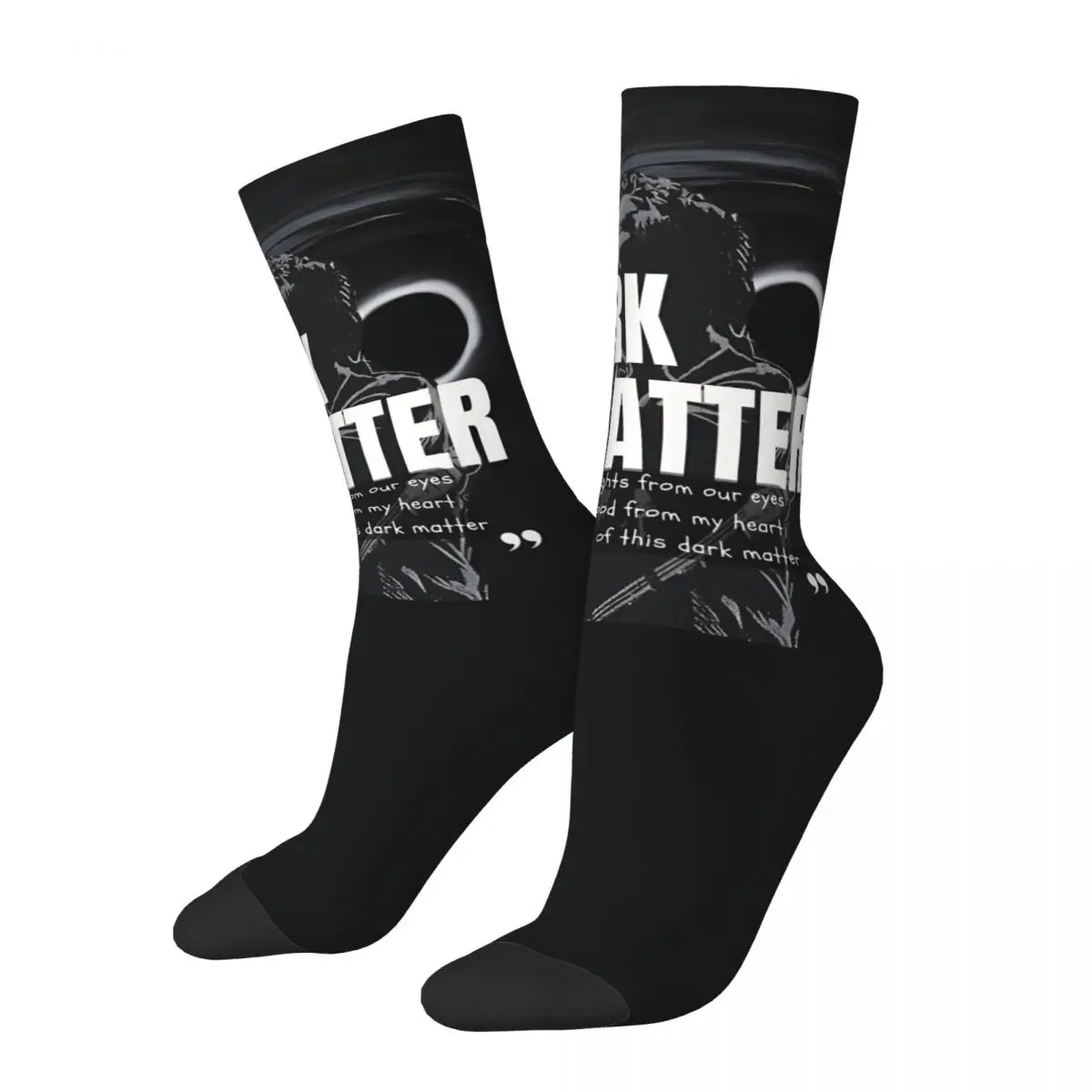 Track Lyrics Men's Socks Vintage Harajuku Pearl Jam Street Style Novelty Seamless Crew Sock