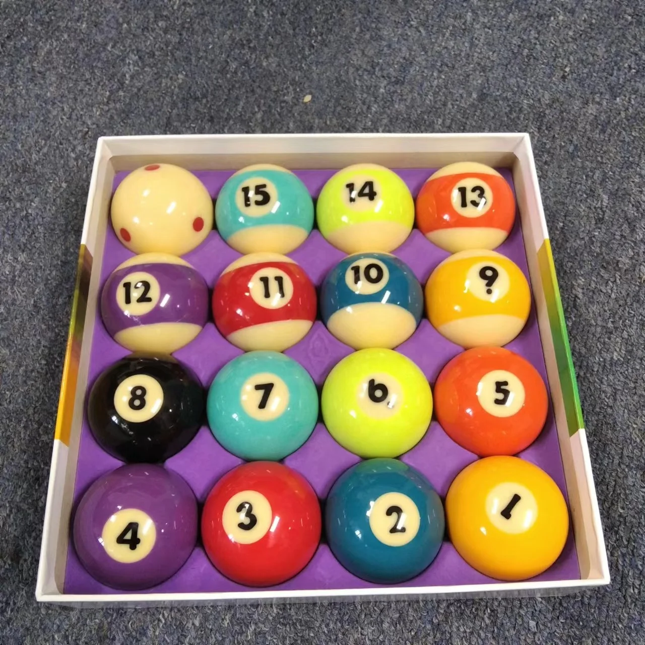 

Премиальное качество, смола, 16 шт., 2-1/4 дюйма, 57,2 мм, бильярдный шар для бассейна, продажа