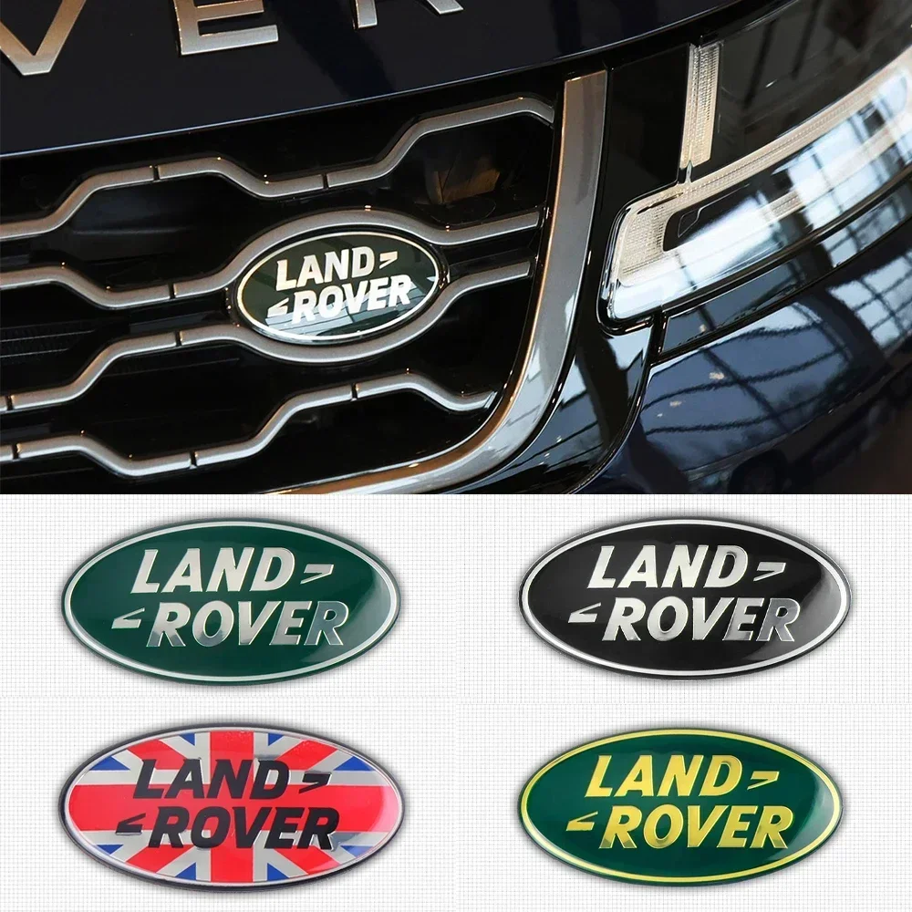 Adesivo para Grade Dianteira de Carro com Emblema da Bandeira do Reino Unido, Acessório Automotivo para Land Rover Discovery 3 4 R4 Range Rover Evoque Sport Dander 2 3 (1 unidade)