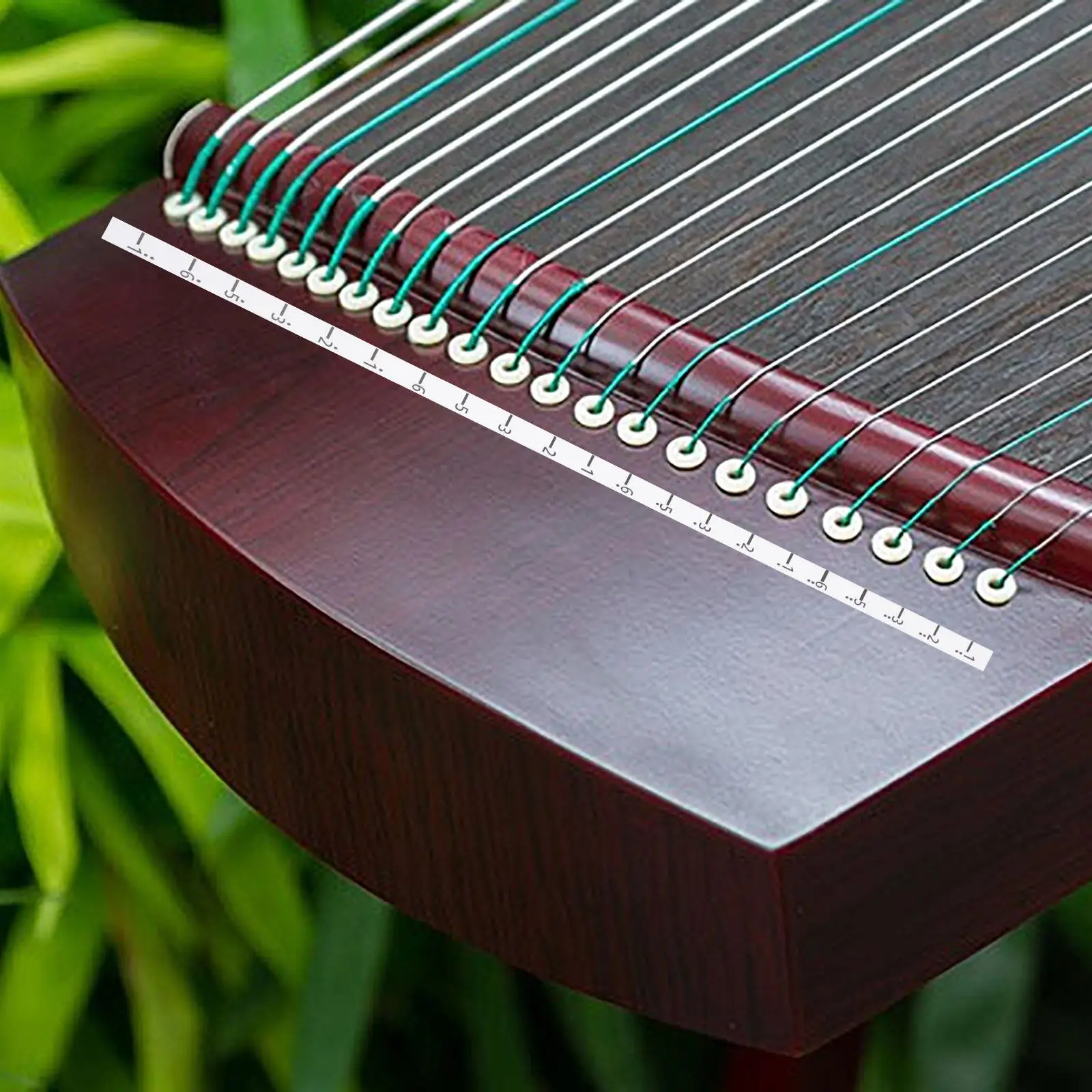 2Pcs Guzheng Sticker Set Scientifically Tested Scale Locator for Guzheng Learners Easy Peel No Residue Reusable Practice Tool