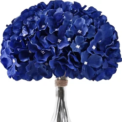 58cm Artificial Flowers Silk Hydrangea Bouque for Wedding Hotel Office Party Living Room Table Accessories Decoration