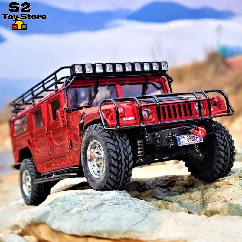 Heng Guan P415 1:10 Civilian Hummer H1 RC Rock Crawler 4WD Off-Road Scale Model with Detailed Body Remote Control Trail Truck
