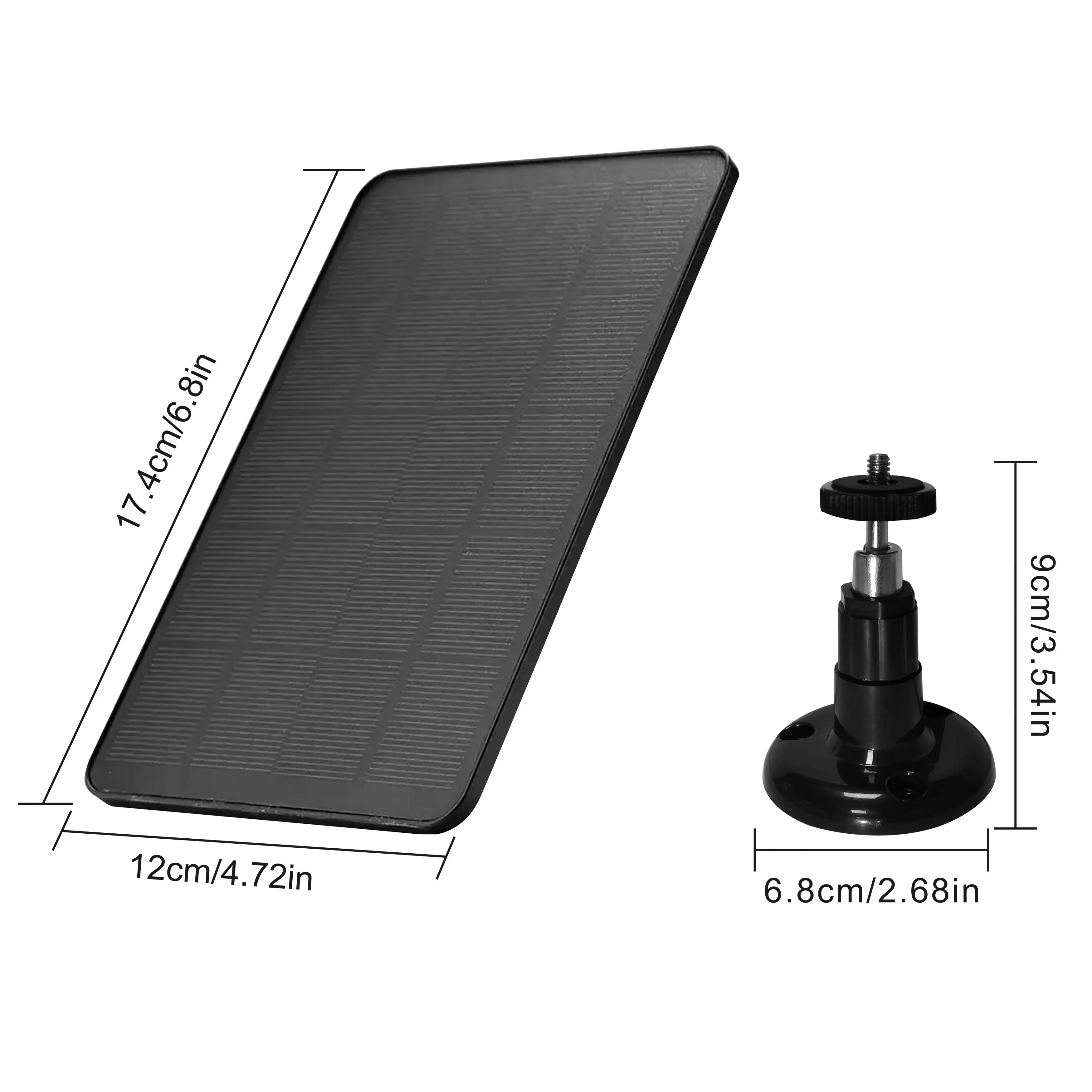 Imagem -06 - Solar Surveillance Charger Casa Monitoring Power Supply Painel Solar Ip65 Impermeável Adequado para Câmeras de Segurança w 5v