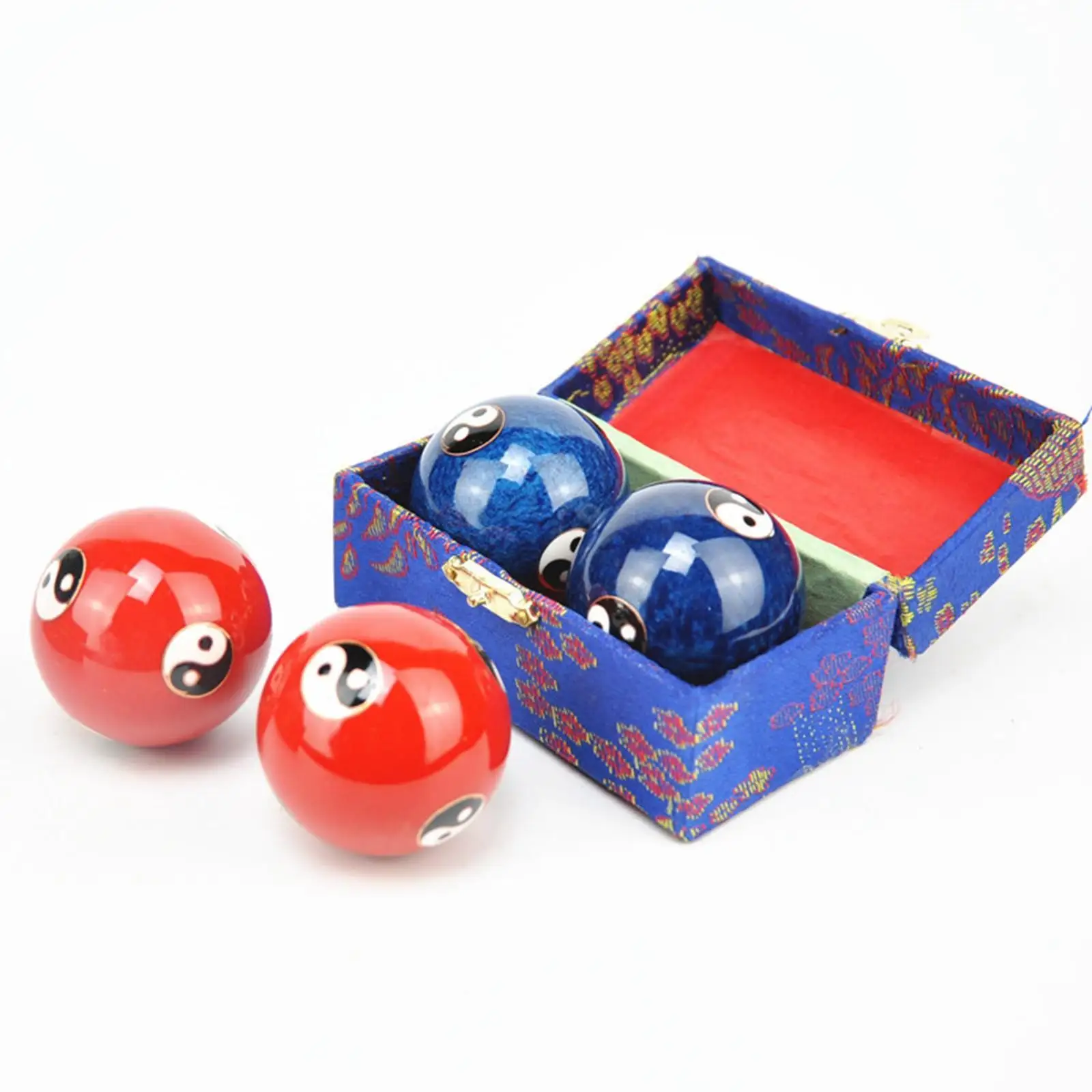 2Pcs Exercise Reduce Stress Balls Concentration And Relieve Anxiety Relieve Fatigue Baoding Balls Refresh Mind Baoding With Box