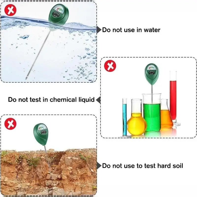 Soil Moisture Meter Plant Watering Soil Humidity Monitor Detector Hygrometer Home Gardening Flower Test Tool