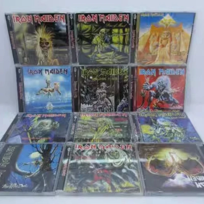 클래식 헤비메탈 에디 음악 CD 베스트 컬렉션 앨범 15장 음악 레코드 세트 코스프레 워크맨 자동차 사운드트랙 박스 파티 음악