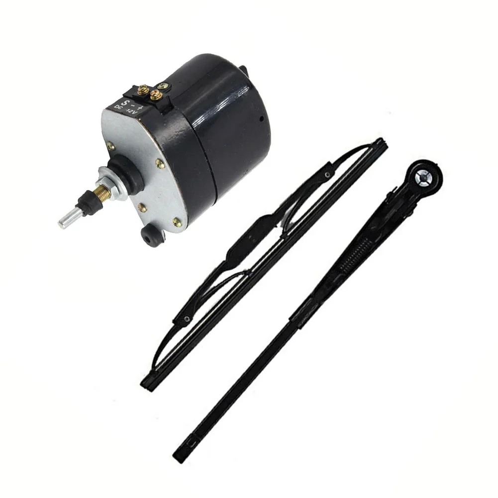 12V Windscreen Wiper Motor Wiper Blade For Fishing-Boat Caravan For Jeep Tractor Fishing Caravan-ATV-UTV 7731000001/0390506510