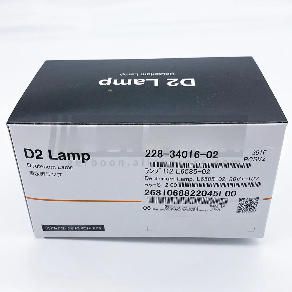 Original For Shimadzu D2 Deuterium Lamp L2D2 Lamp 228-34016-02 L6585-02 For SPD-10Avp/20A/15/16/30 UV Spectrophotometer