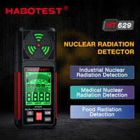 HABOTEST HT629 Geiger Counter Nuclear Radiation Detector X-ray Beta Gamma Radioactivity Detector for Nuclear wastewater Tester