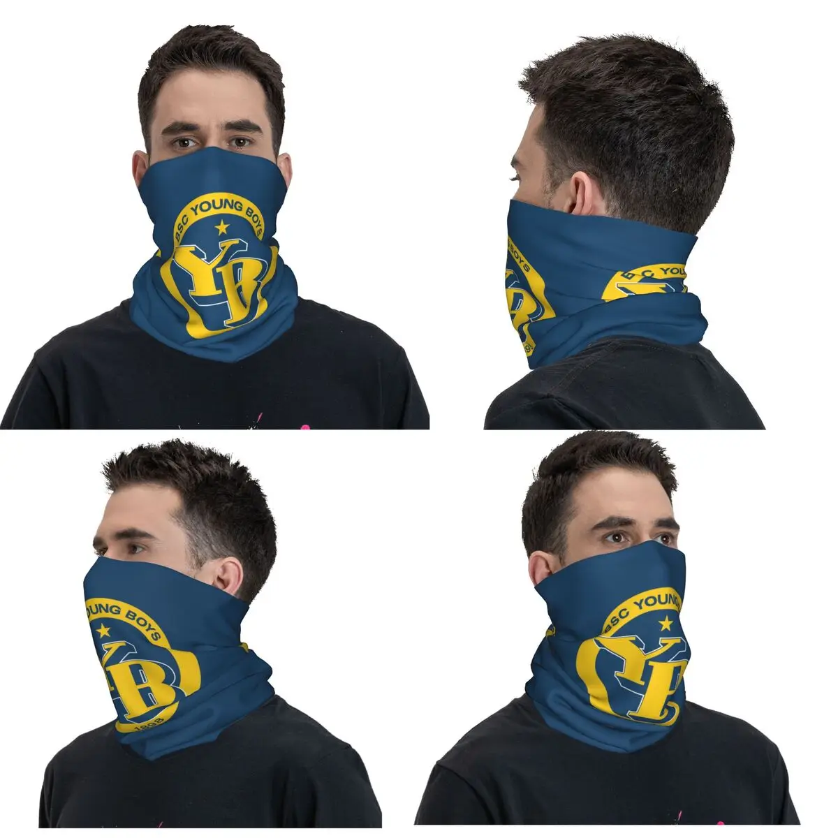 BSC Young Boys Swiss Football Sports Fans Bern Switzerland Bandana Neck Gaiter Printed Mask Scarf Balaclava Cycling Unisex Adult