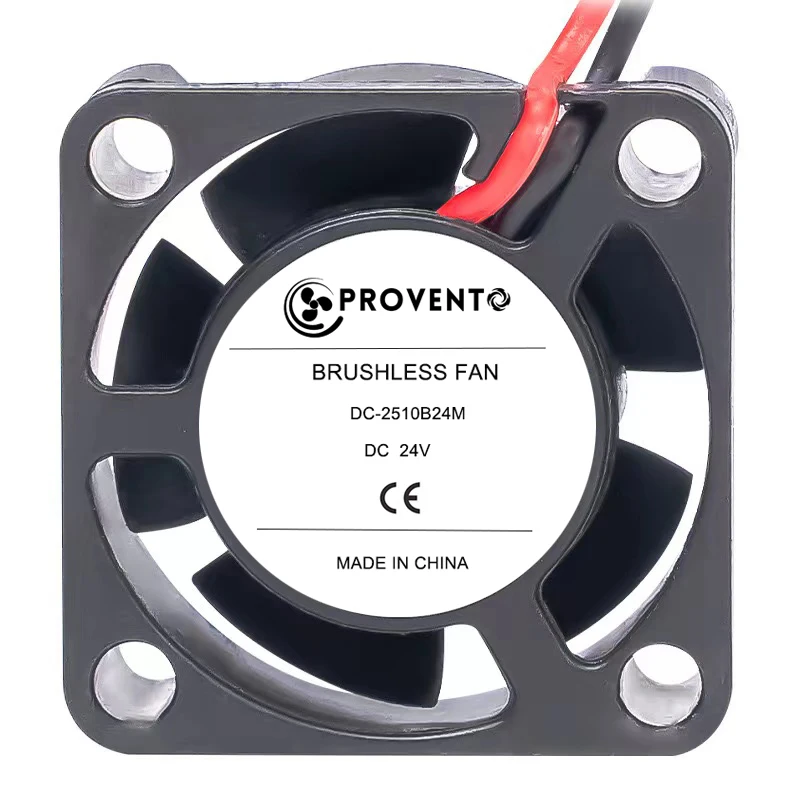 2 Pieces 25x25x10mm 25mm 10000RPM 1.7CFM Cooling Fan 5V/12V/24V Graphics Card Cooling Fan