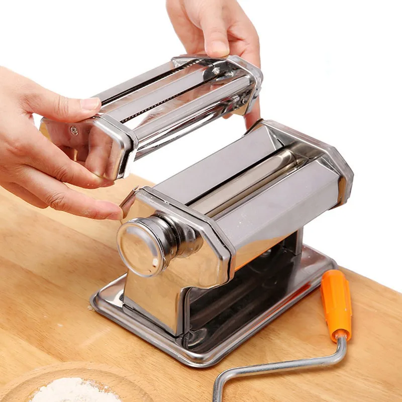 Split Two Knife Noodle Press Household Manual Noodle Machine Wonton Skin Machine Dumpling Skin Machine