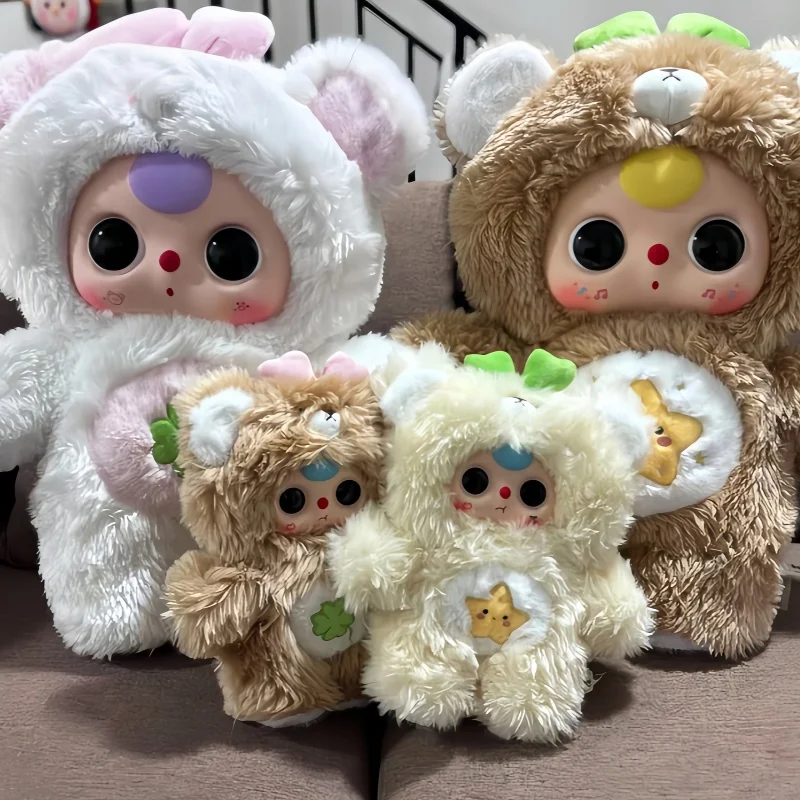 

Mootoy Cute Plush Blind Box Stuffed Doll Babythree Bear Cub 1000% Series Authentic Soft Birthday Gift For Toy Collectors